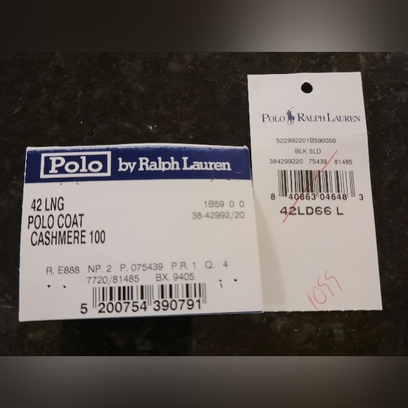 Men's Ralph Lauren 100% cashmere coat - Picture 4 of 4